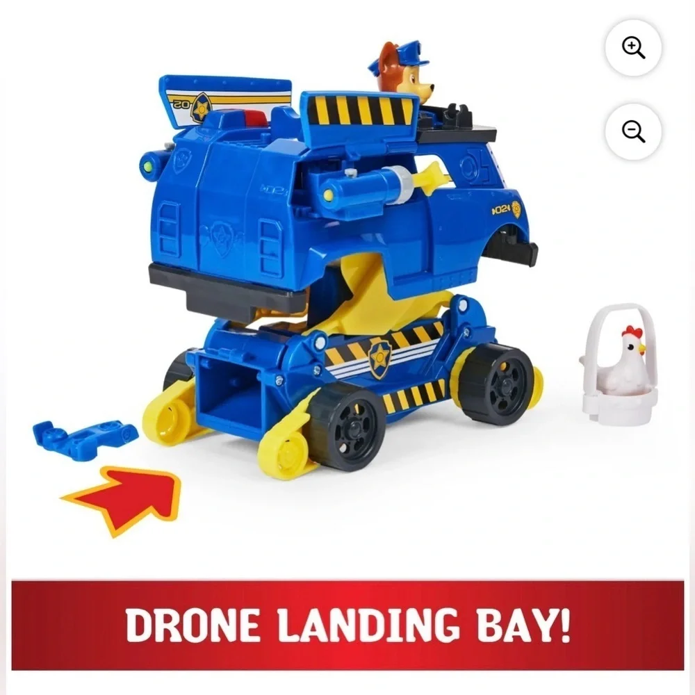 PAW Patrol: Rise and Rescue Transforming Vehicle with Chase Figure, 3+